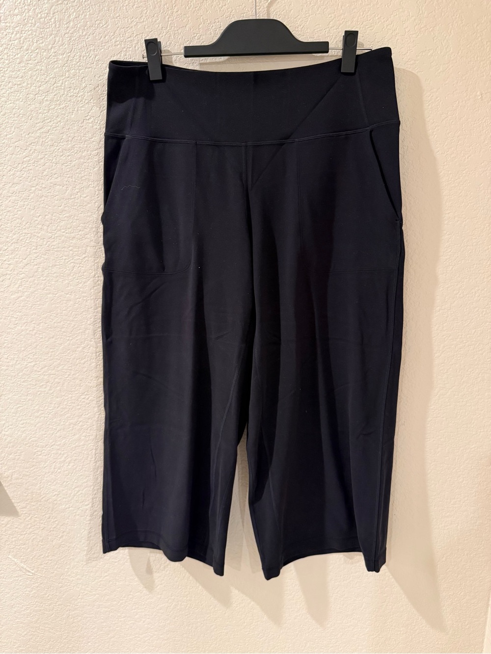 lululemon athletica align Black Wide-Leg cropped Pants